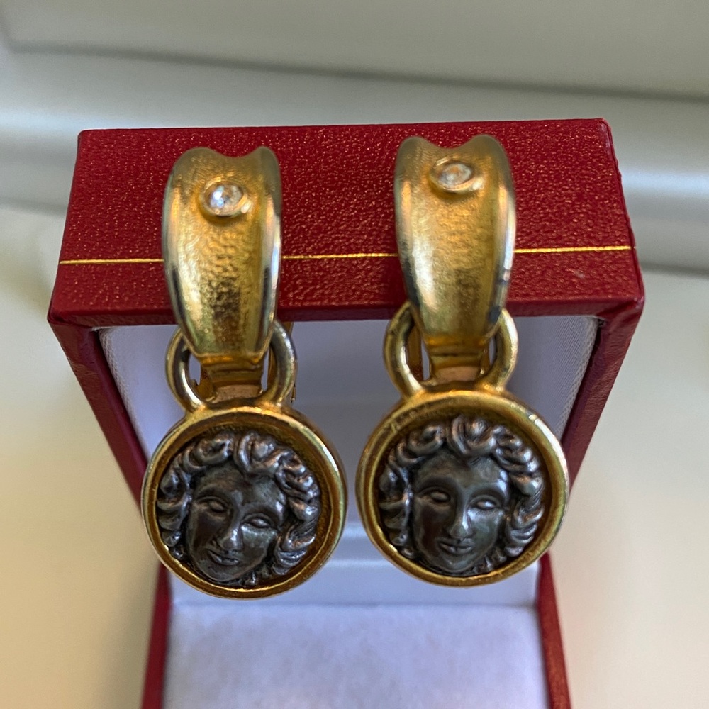 Vintage Art Deco Roman Earrings
